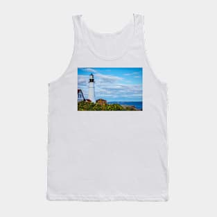 Portland Head Lighthouse Maine Tank Top